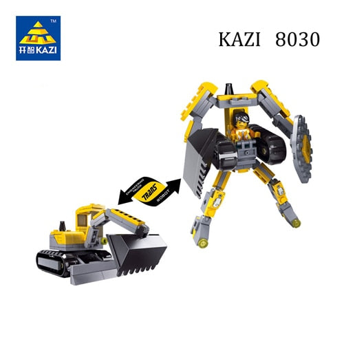 Kazi Building Blocks City Build Construction Transformers