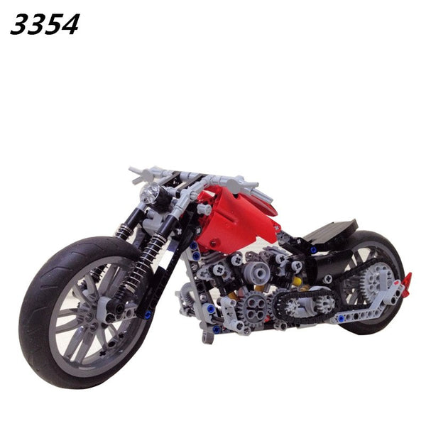 Decool Building Blocks Motorcycle Exploiture Motorbike