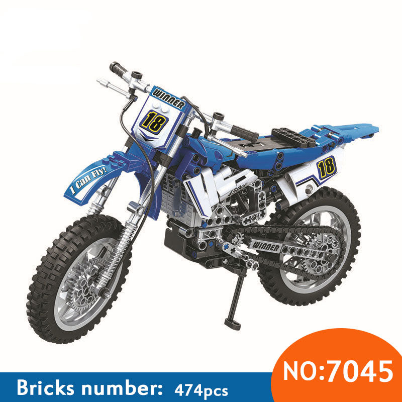 WeiLe Building Blocks Technique Motocross Bike