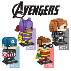 Loz Mini Building Blocks Brick Headz Super Hero Figures