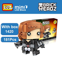 Loz Mini Building Blocks Brick Headz Super Hero Figures