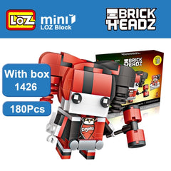 Loz Mini Building Blocks Brick Headz Super Hero Figures