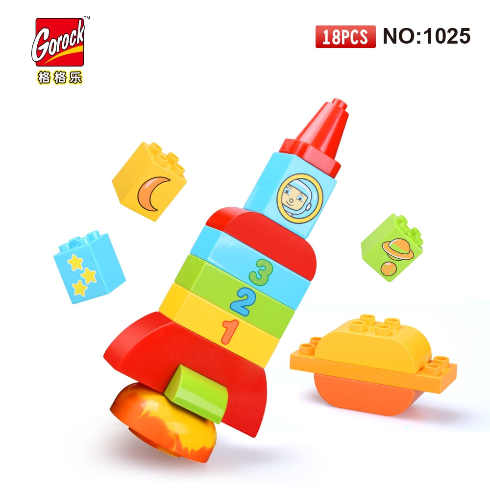 Gorock Big Building Blocks Rocket